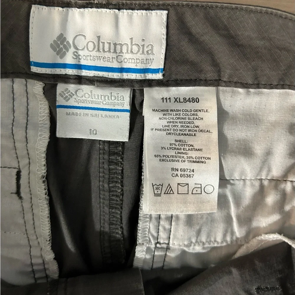 Columbia Gray Adjustable Waist Capris Size 10 - Picture 4 of 16